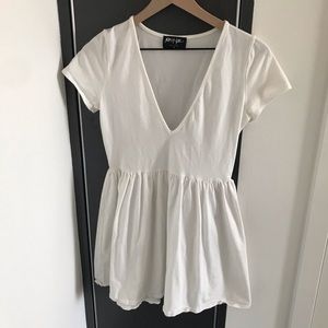 Nasty Gal White Mini Dress
